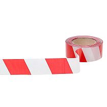 Оградительная лента красно-белая (ширина: 75мм., длина: 250м.)