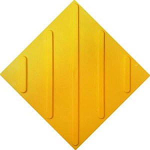 Тактильная полиуретановая плитка Конус диагональ